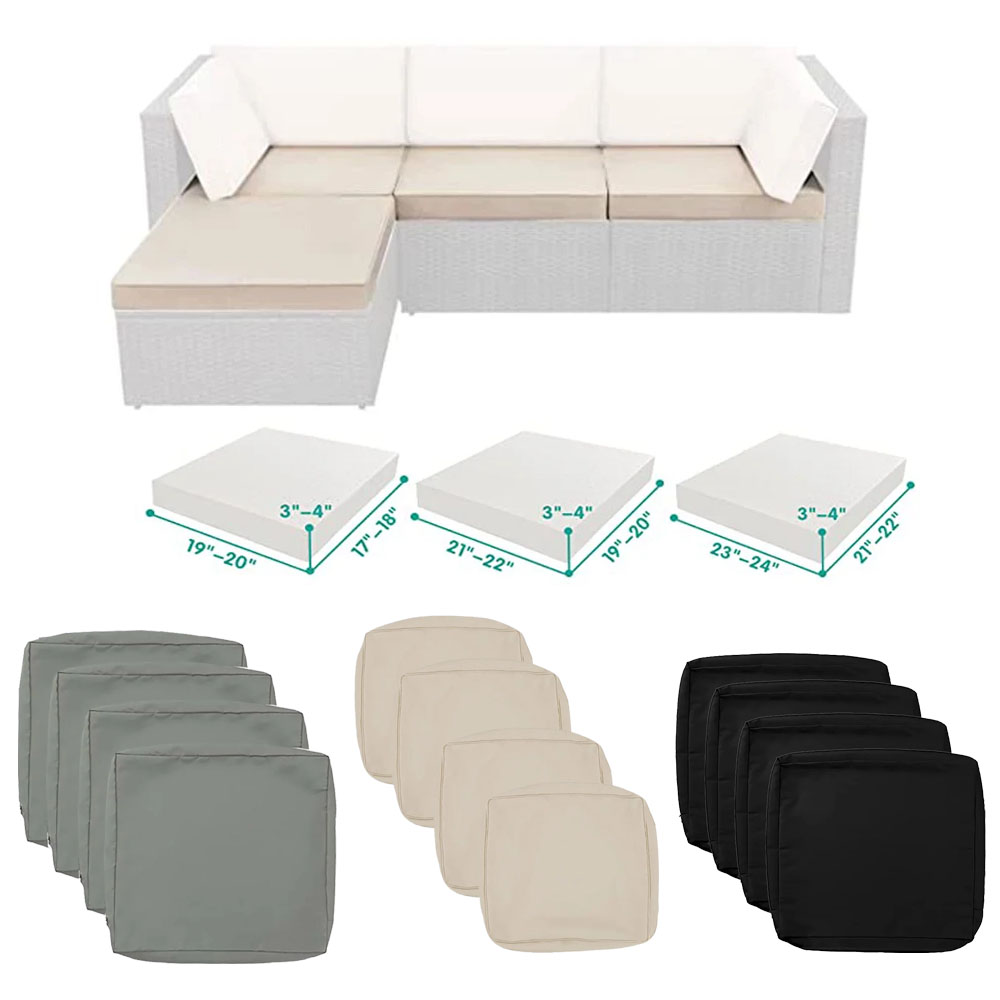 Outdoor Furniture Upholstery - 1-4 Set Kanepe Minderi Açık Bahçe