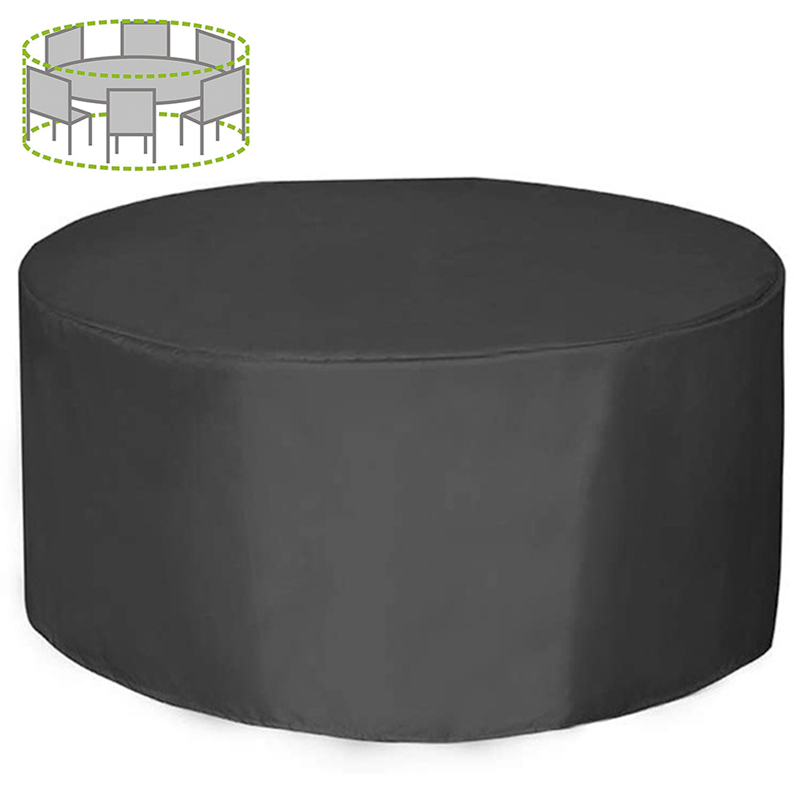Outdoor Furniture Philippines - 12 Boyutlu Yuvarlak Mobilya Örtüsü 210D