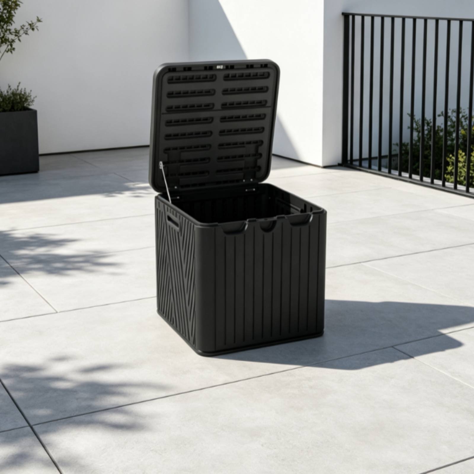 Garden Storage Box - Dış Mekan Saklama Kutusu Menteşeli Kapaklı