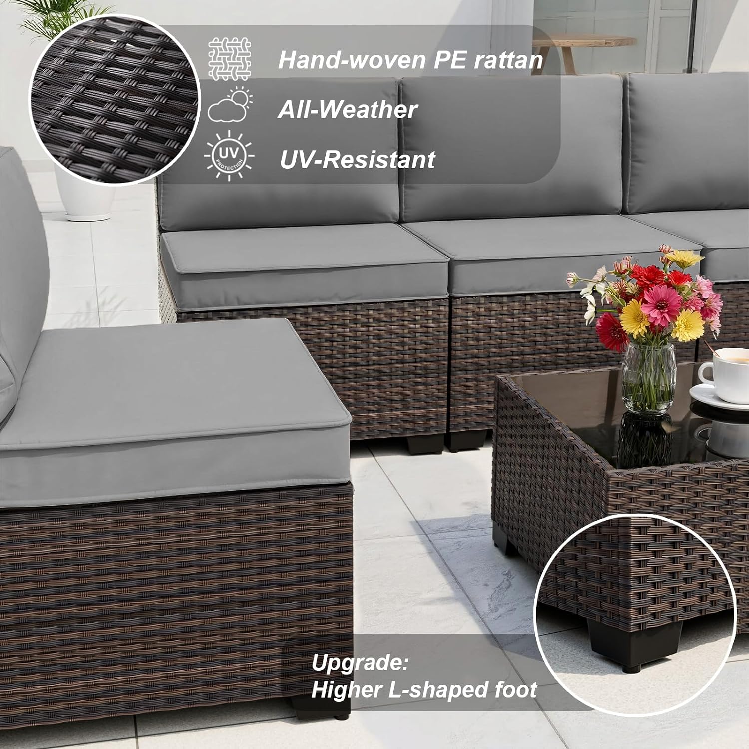 10 Parçalı Dış Mekan Köşe Kolt - Outdoor Furniture Fire Pit Set incelemesi ve fiyatı