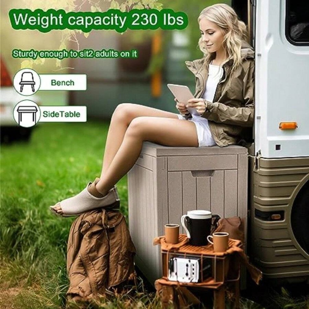 Kilitlenebilir Reçine Bahçe Sa - Garden Storage Box incelemesi ve fiyatı