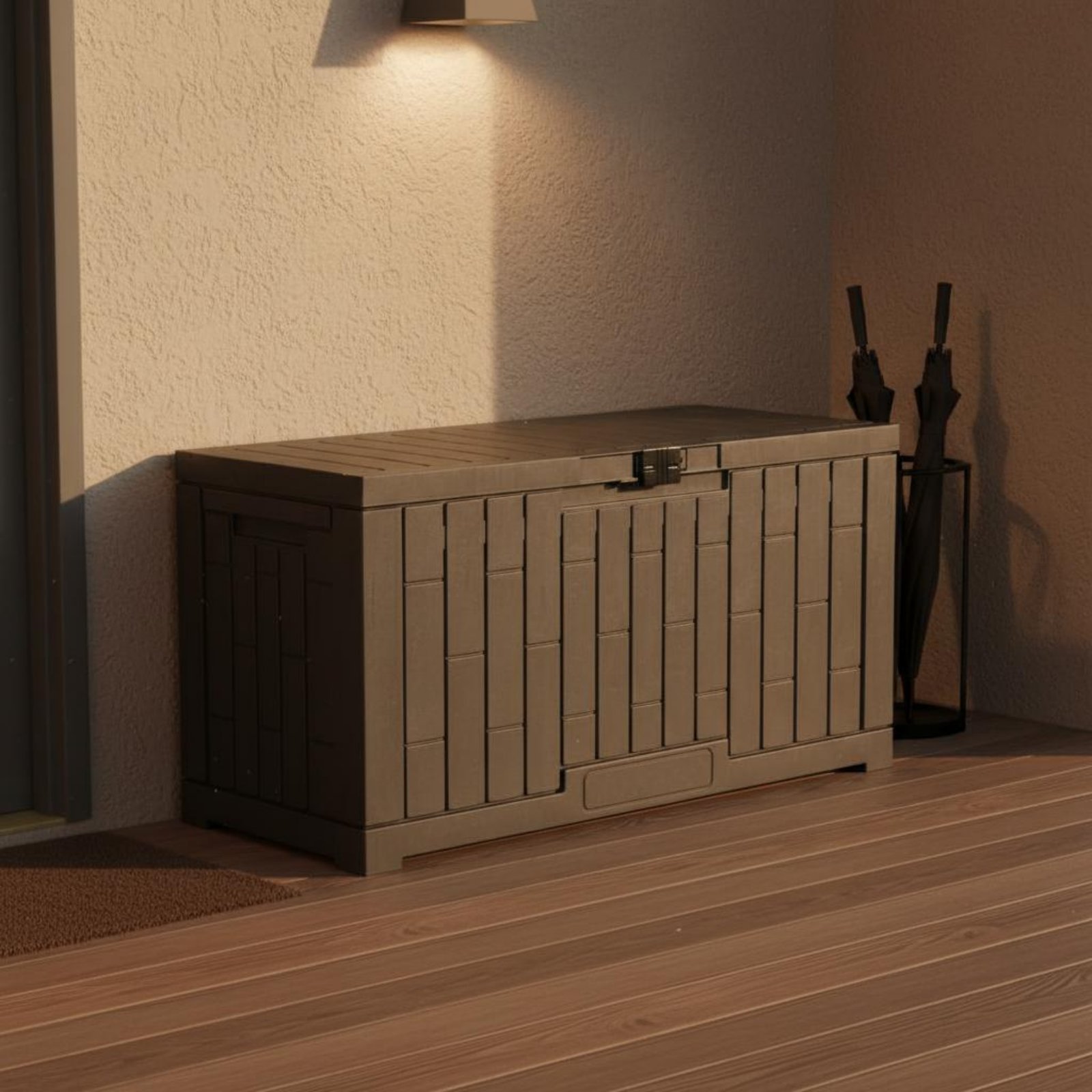 Reçine Malzemeli Dikdörtgen Aç - Garden Storage Box incelemesi ve fiyatı