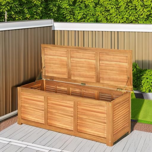 Masif Akasya Ağacından Üretilm - Garden Storage Box incelemesi ve fiyatı