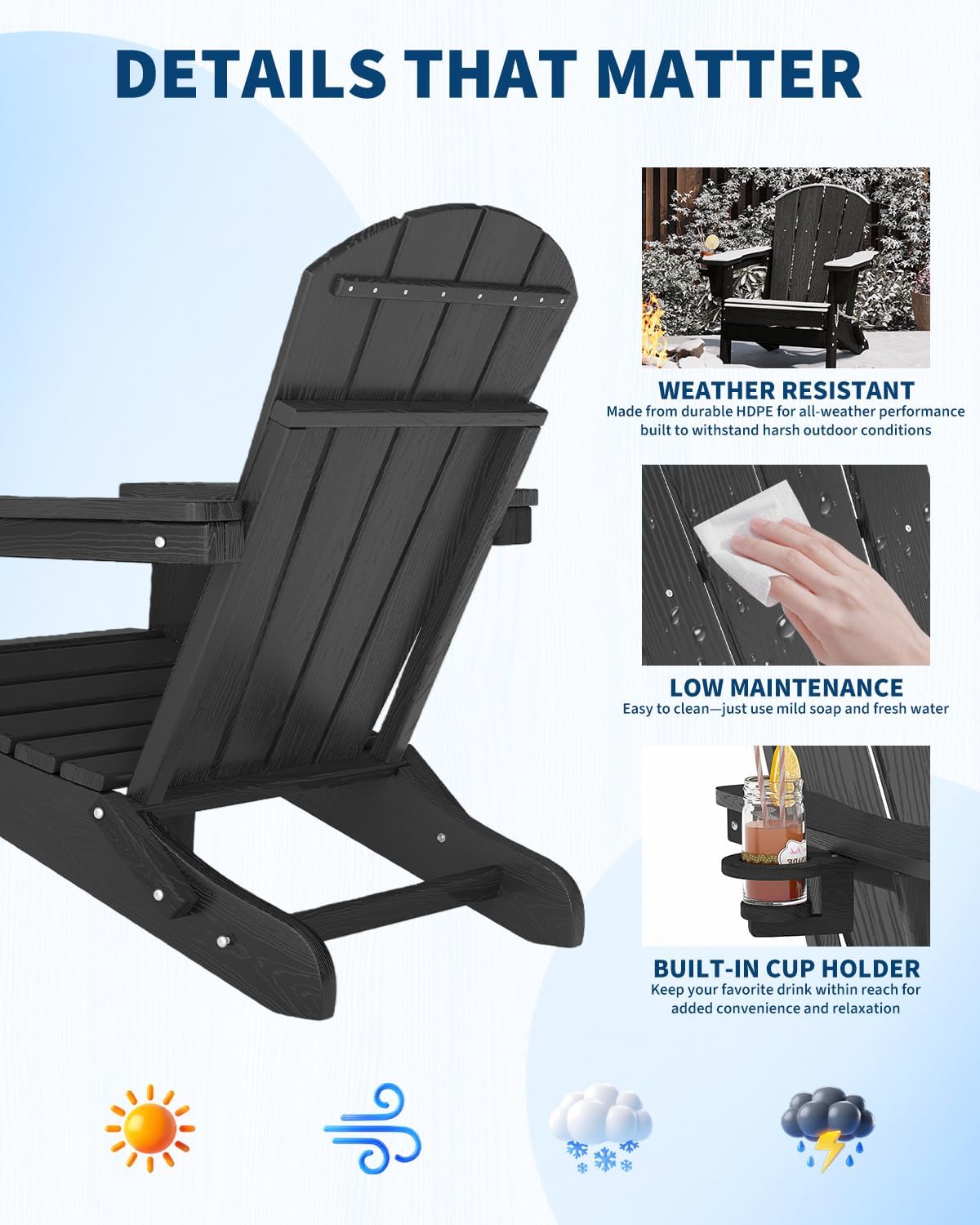 Katlanabilir Adirondack Sandal - Outdoor Furniture With Fire Pit incelemesi ve fiyatı