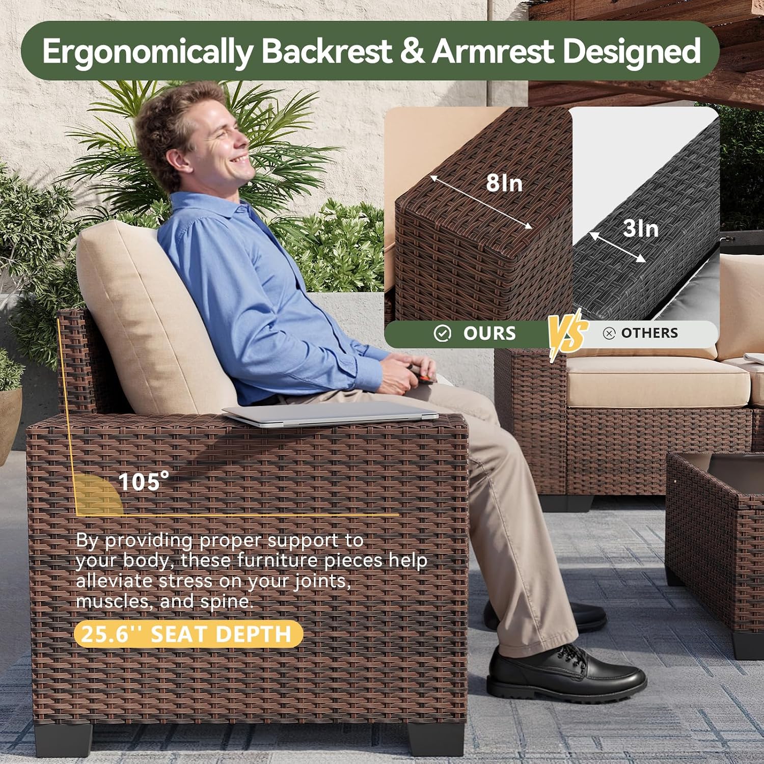 Geniş Kolçaklı ve 44 inç Ateş  - Outdoor Furniture Fire Pit Set incelemesi ve fiyatı