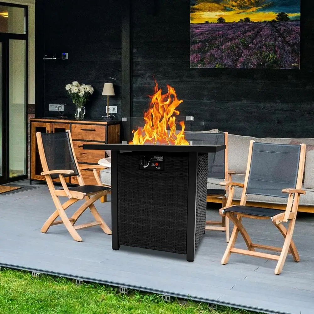 Hasır Dış Mekan Veranda Mobily - Outdoor Furniture Fire Pit Set incelemesi ve fiyatı