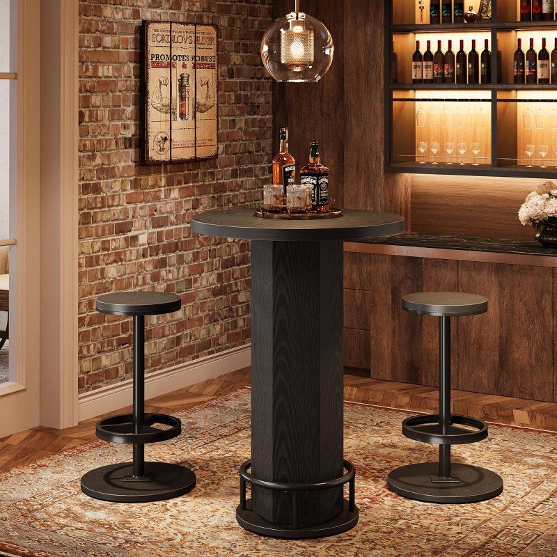 Özel Tasarım Yuvarlak Bar Masa - Bistro Table Set incelemesi ve fiyatı