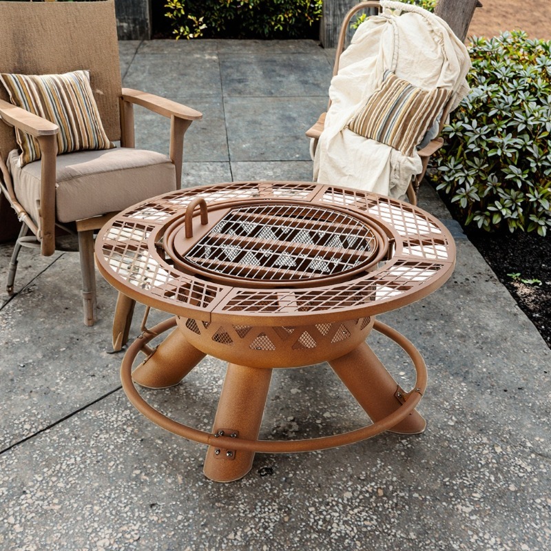 2026 Modern Dış Mekan Çelik Kö - Outdoor Furniture Fire Pit Set incelemesi ve fiyatı