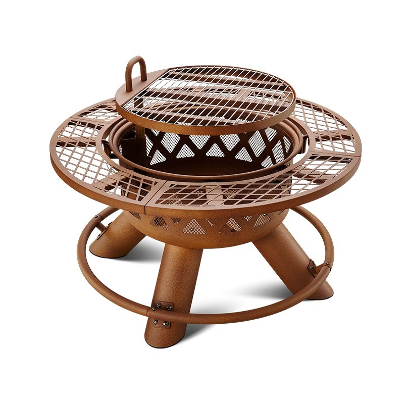 2026 Modern Dış Mekan Çelik Kö - Outdoor Furniture Fire Pit Set incelemesi ve fiyatı