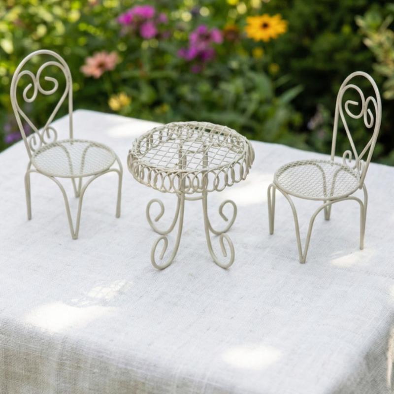 1/3 adet Dollhouse bahçe ekran - Bistro Table Set incelemesi ve fiyatı