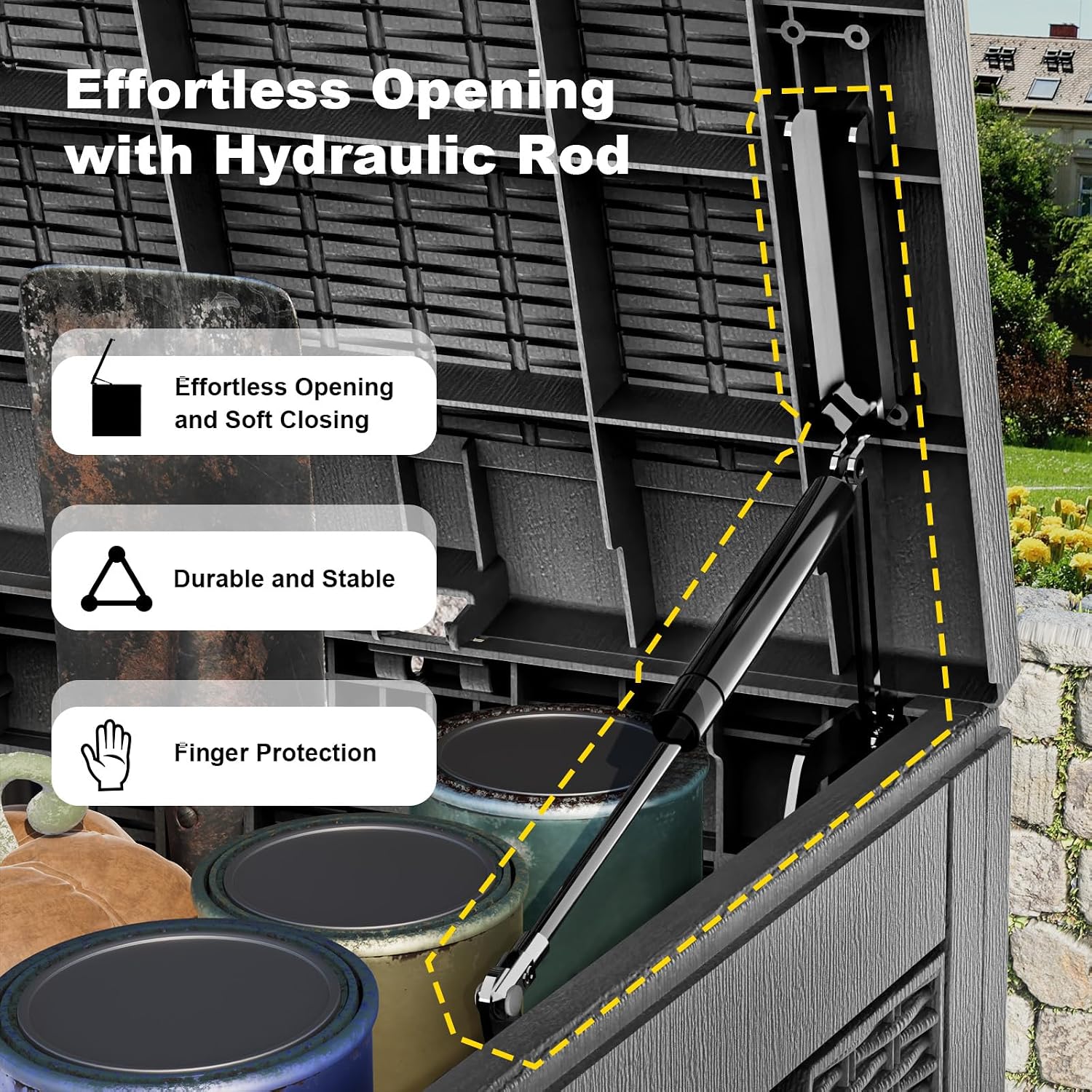 Büyük Boy Dış Mekan Su Geçirme - Garden Storage Box incelemesi ve fiyatı
